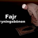 Muslimsk bön. Gryningsbönen - Fajr. Fajr börjar då det första gryningsljuset syns och slutar då solen går upp över horisonten.